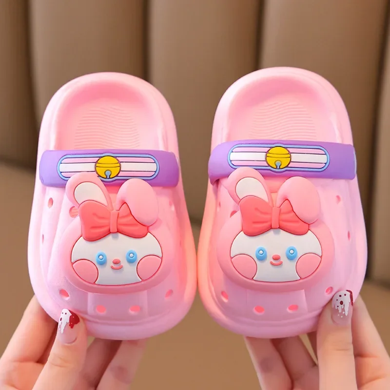 Summer Sandals Kids Shoes Boys Cartoon Water Shoes Baby Beach Shoes Flat Heels Cartoon Slippers Children\'s Girls Garden Shoes