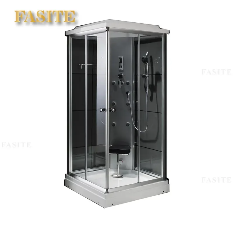 For Home Bathroom Integral Shower Cabin Simple Dry and Wet Separation Steam Sauna Room Southeast Asia Style Family Use