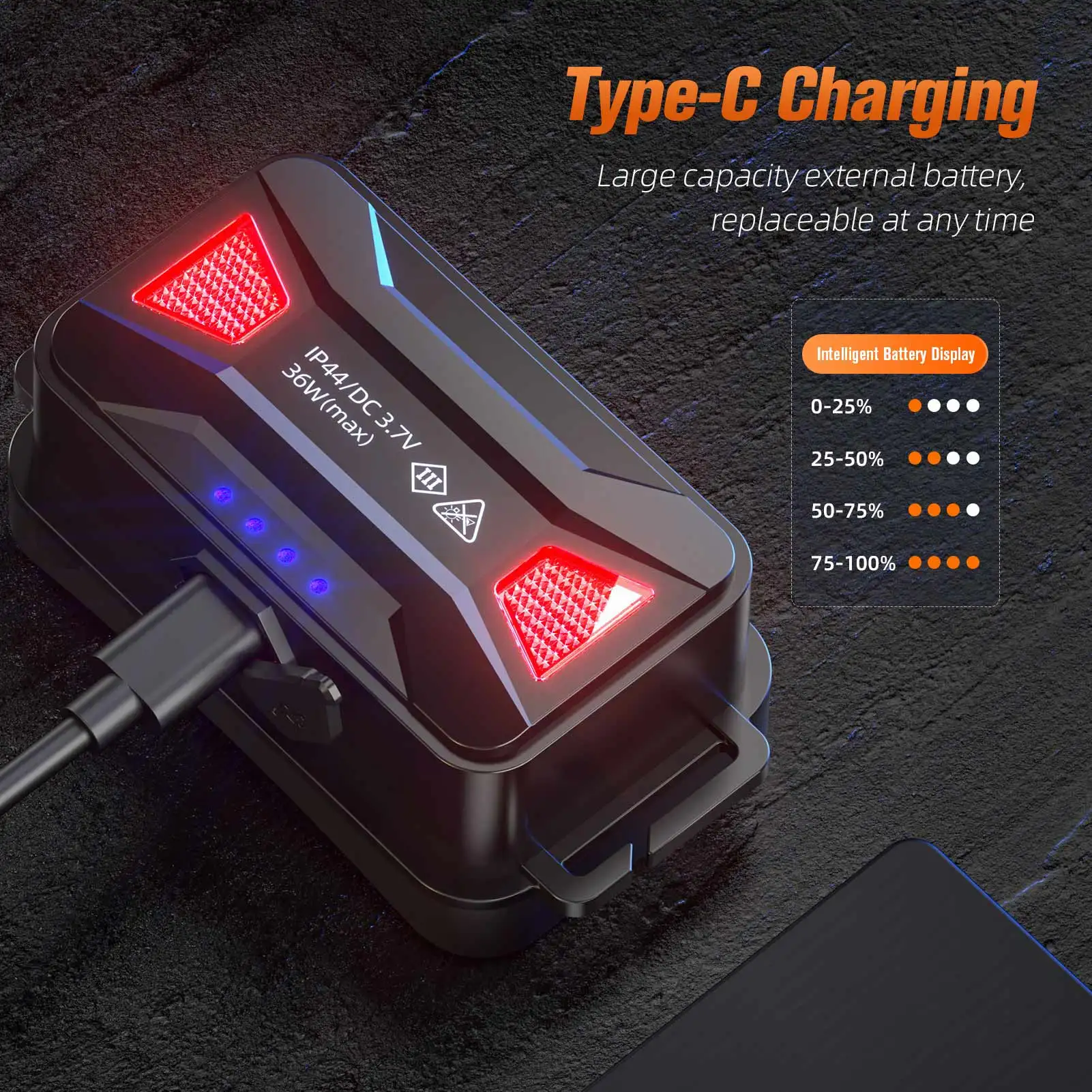 SUPERFIRE HL31 36W Powerful LED Headlamp Rechargeable Telescopic Zoomable Headlight XHP90 Lamp Beads Waterproof Fishing Light