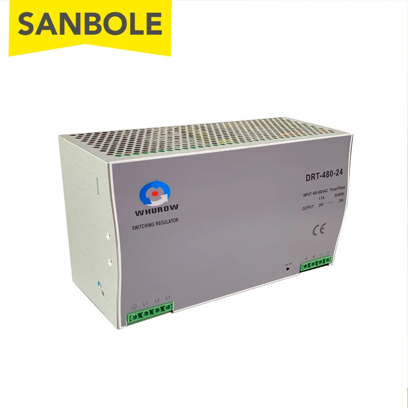 fonte de alimentacao eletrica tipo de montagem em trilho din orbita de gabinete de alta potencia trifasico entrada dc 380v dc380w 24v 01