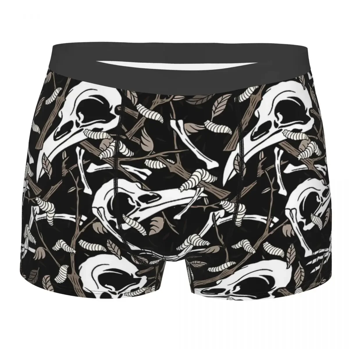 Decay Bones Men Boxer Briefs Highly Breathable Underwear Top Quality Print Shorts Birthday Gifts