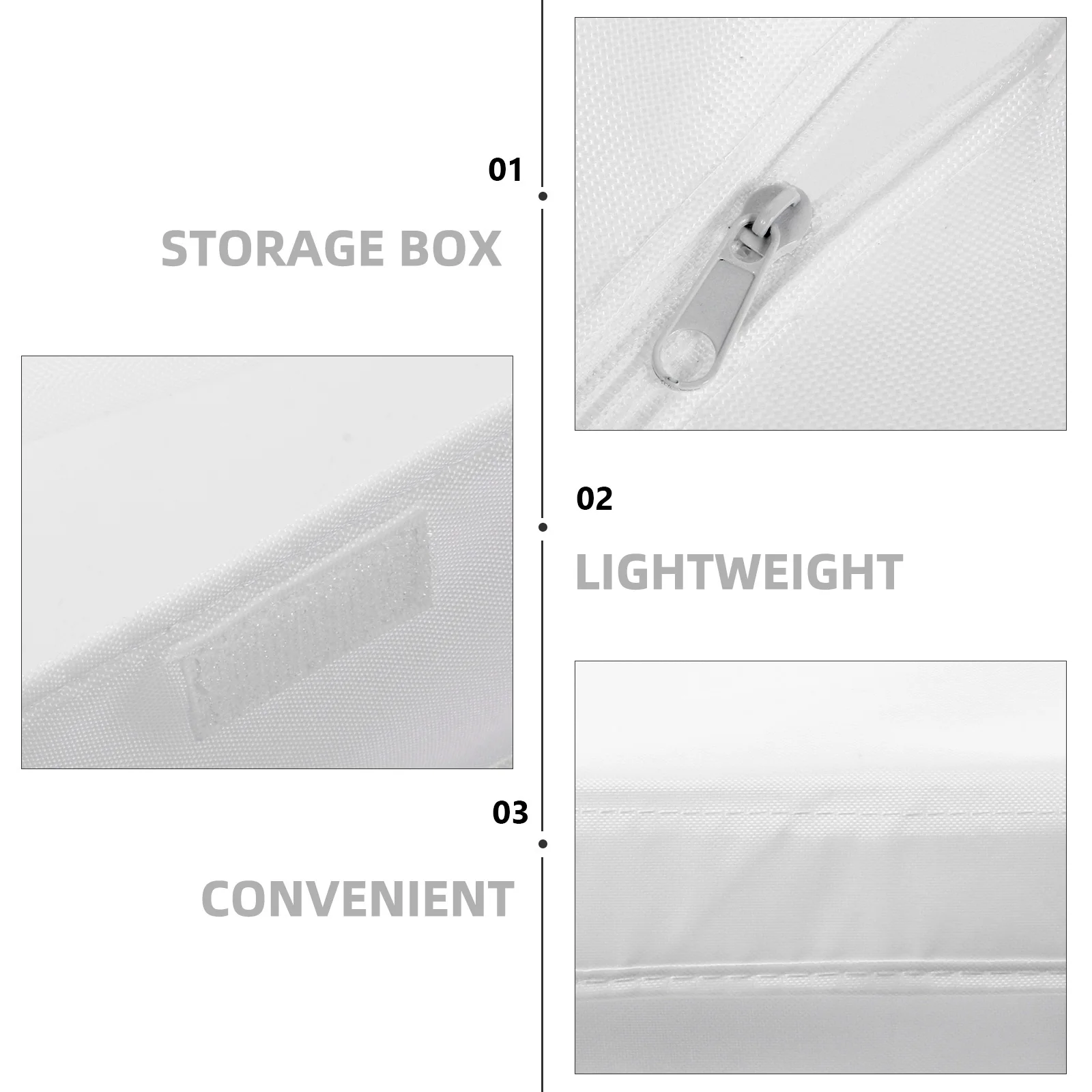 

Underwear Storage Box With Lid Washable Organizer For Bra Socks Ties Scarves Lightweight Dust-Proof Closet Container Home