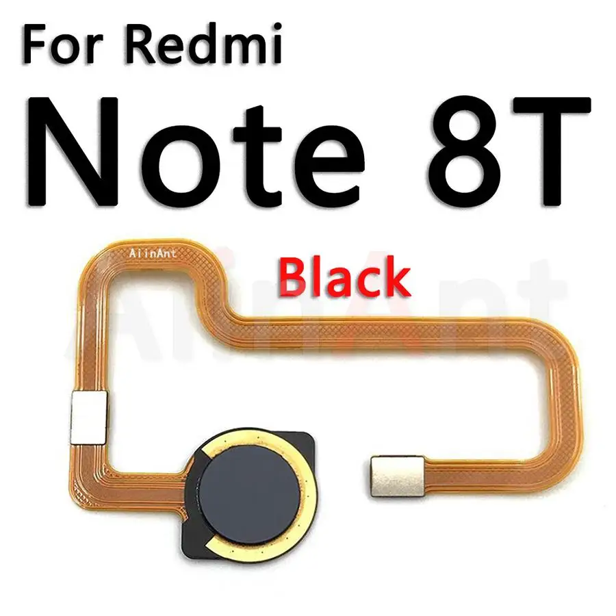 Aiinant Back Button Touch ID Finger Scanner For Xiaomi Redmi Note 8 8T Pro Plus Prime Fingerprint Sensor Flex Cable