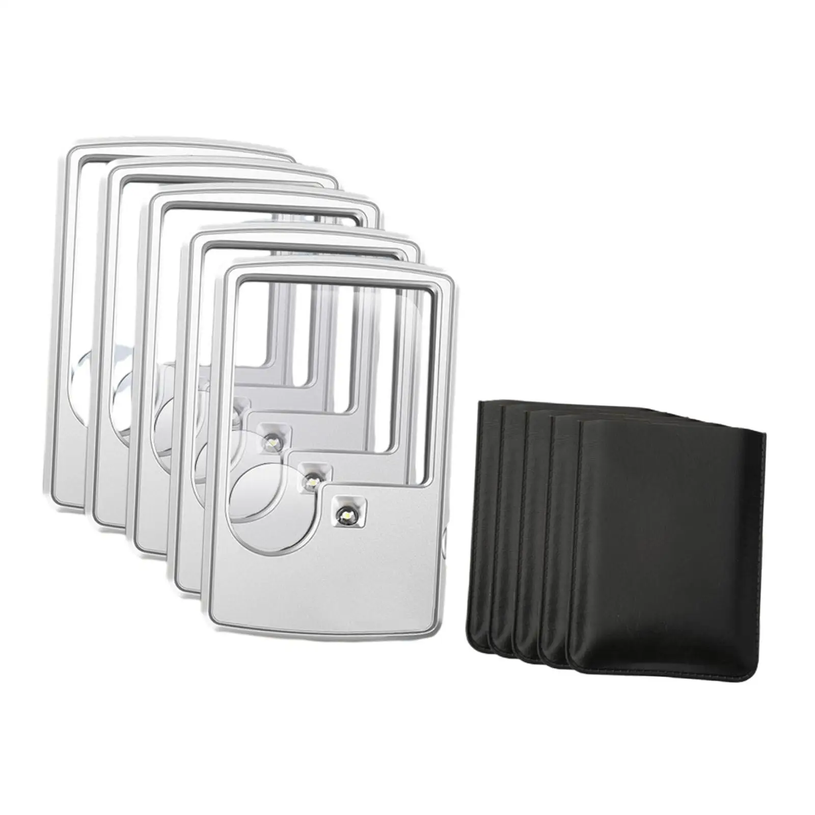 Card Type Magnifier Magnifying Glass for Contracts Travel Reading Fine Print