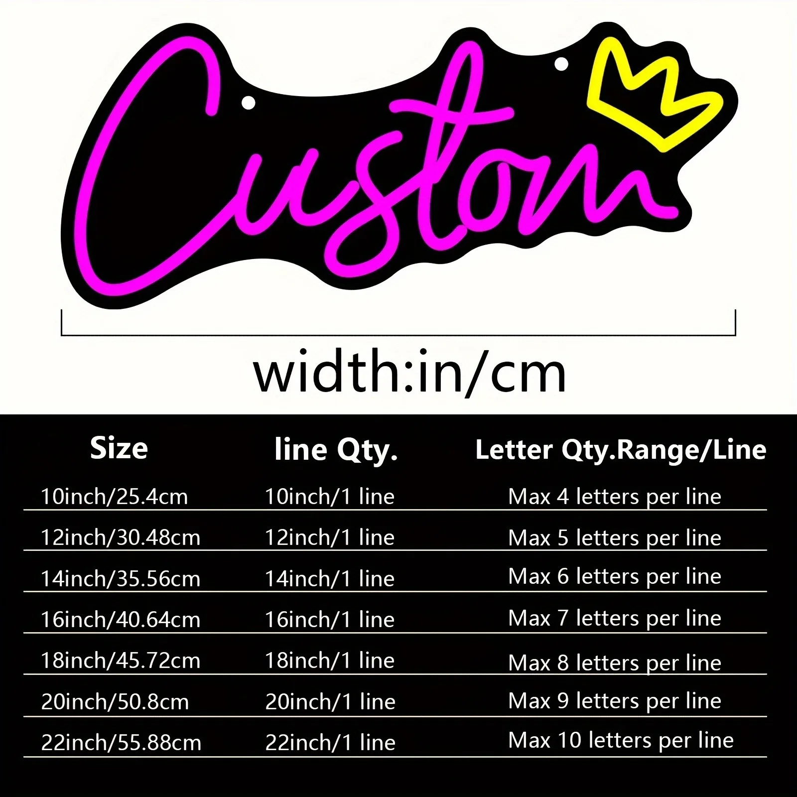 Custom Neon Sign Kids Name Crown Neon Signs Acrylic Birthday Logo Personalized LED Lights Gifts Family Home Wedding Wall Decor