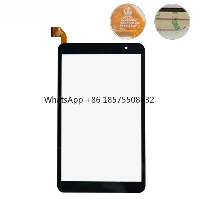 10 шт./лот, 8 дюймов H06.5238.001 для Teclast P80X P80S, планшет 2020, модель вкладки, сенсорный экран, дигитайзер, датчик TLA008 H06 5238