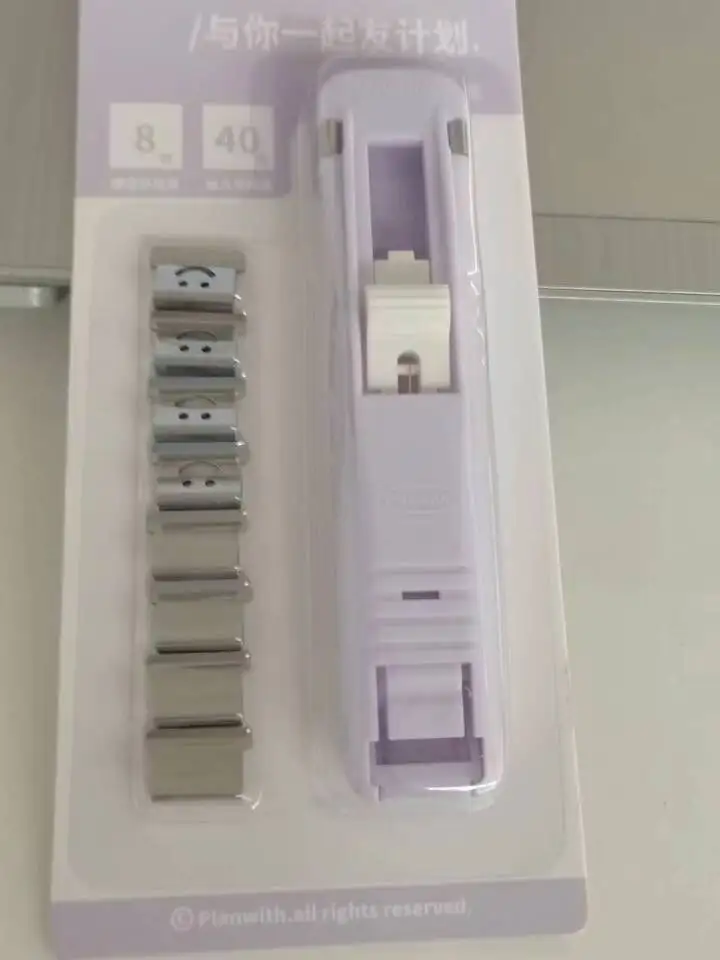 

Document Push Clamp Binder Stationery Clip Stapler Multifunction Paper Storage Artifact School Office Supplies Metal Clip Holder