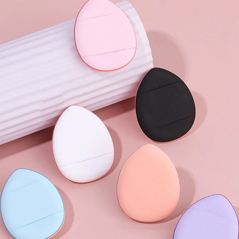 

6PCS Mini Finger Puff Foundation With Storage Box Air Cushion Powder Sponge Face Concealer BB Cream Cosmetic Applicator Makeup