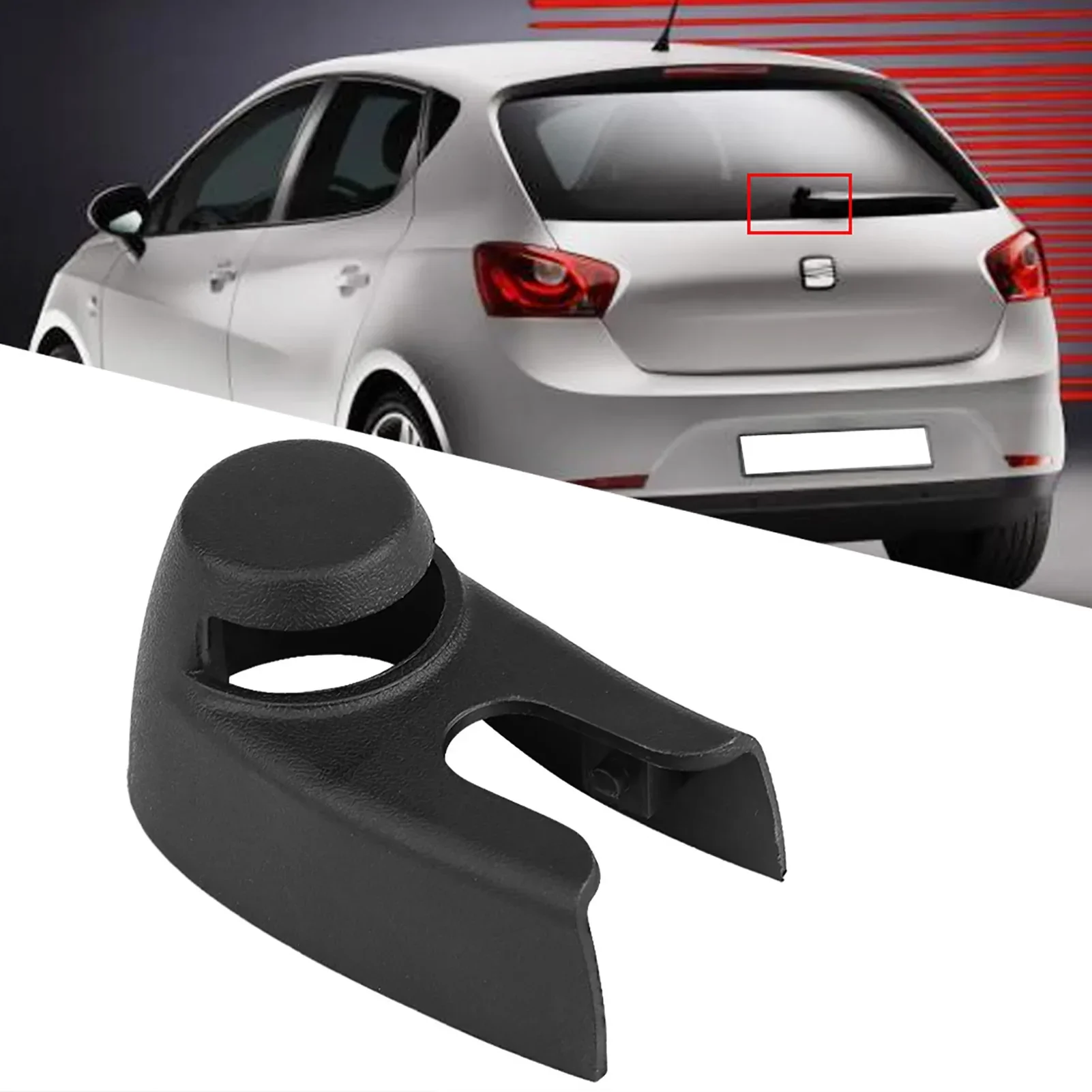 

Car Auto Rear Windshield Wiper Arm Cover Cap For Seat Altea 5P Ibiza 6L 6J Leon 1P Toledo