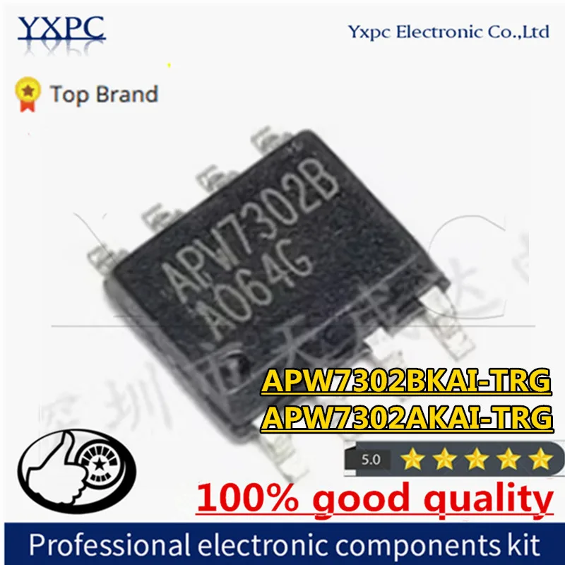 5pcs APW7302BKAI-TRG APW7302AKAI-TRG APW7302B APW7302A SOP-8 Chips