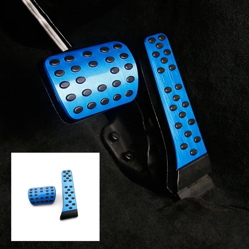 

Синий комплект из 2 предметов, не просверленная педаль тормоза и акселератора для Mercedes Benz E-Class 2016-2020