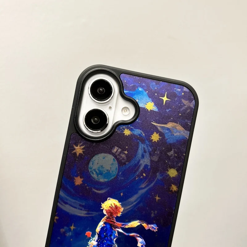 Anime Starry Sky Prince Phone case for IPhone 12 13 14 15 16 Pro Max Marble Magnetic Wireless Charging Magsafe Cover image 3