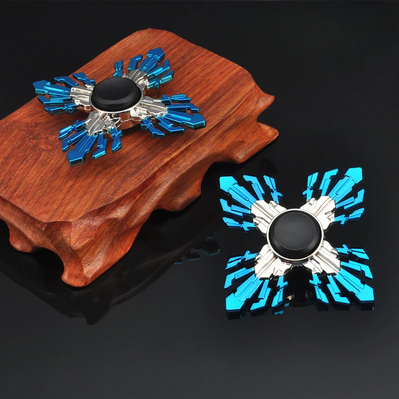 Aleación de Zinc Fidget Spinner periféricos de animé Spinner de mano de Metal nuevos juguetes Fidget Oficina juguete para aliviar el estrés para adultos regalos creativos