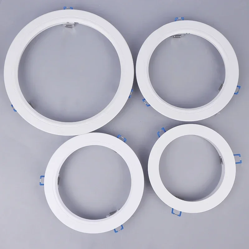 

LED Downlight Spotlight Brackets Light Stand Adapters Lamp Shade Rings Hole Enlarge White Outer Frames Cut Out Remedial Circles