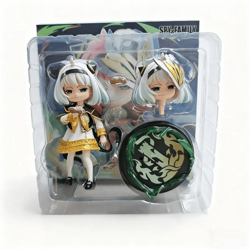 

17cm Spy x Family Anya Forger Cosplay Uchiha Itachi Figure - Dual Interchangeable Heads PVC, Anime Peripheral