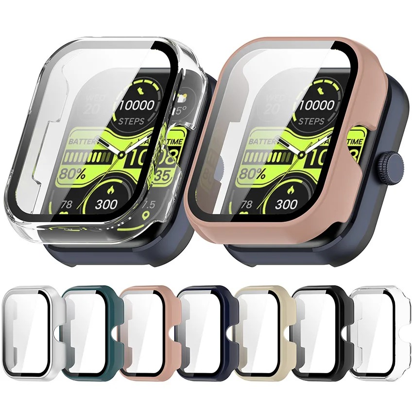 All-in-One All-in-One Protective Case PC Frame + Tempered Glass Screen Protector for HAYLOU Watch4 HF011 Accessories - Aliexpress Deal