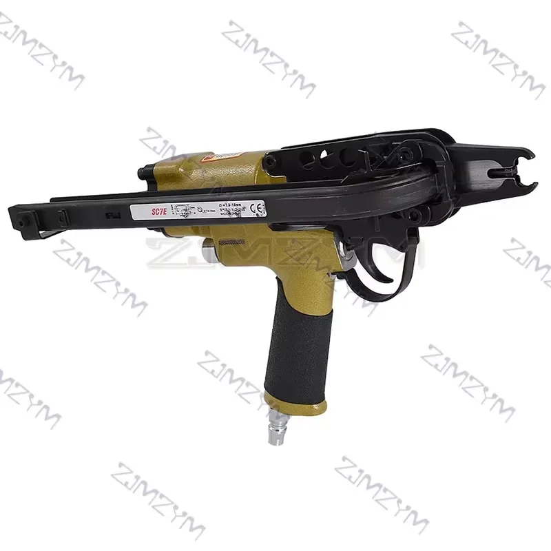 SC7E Series Pneumatic C Ring Nailer Cage Stapler Nail C Ring Pliers Tool Air C-type Machine Nailer Pneumatic Nail