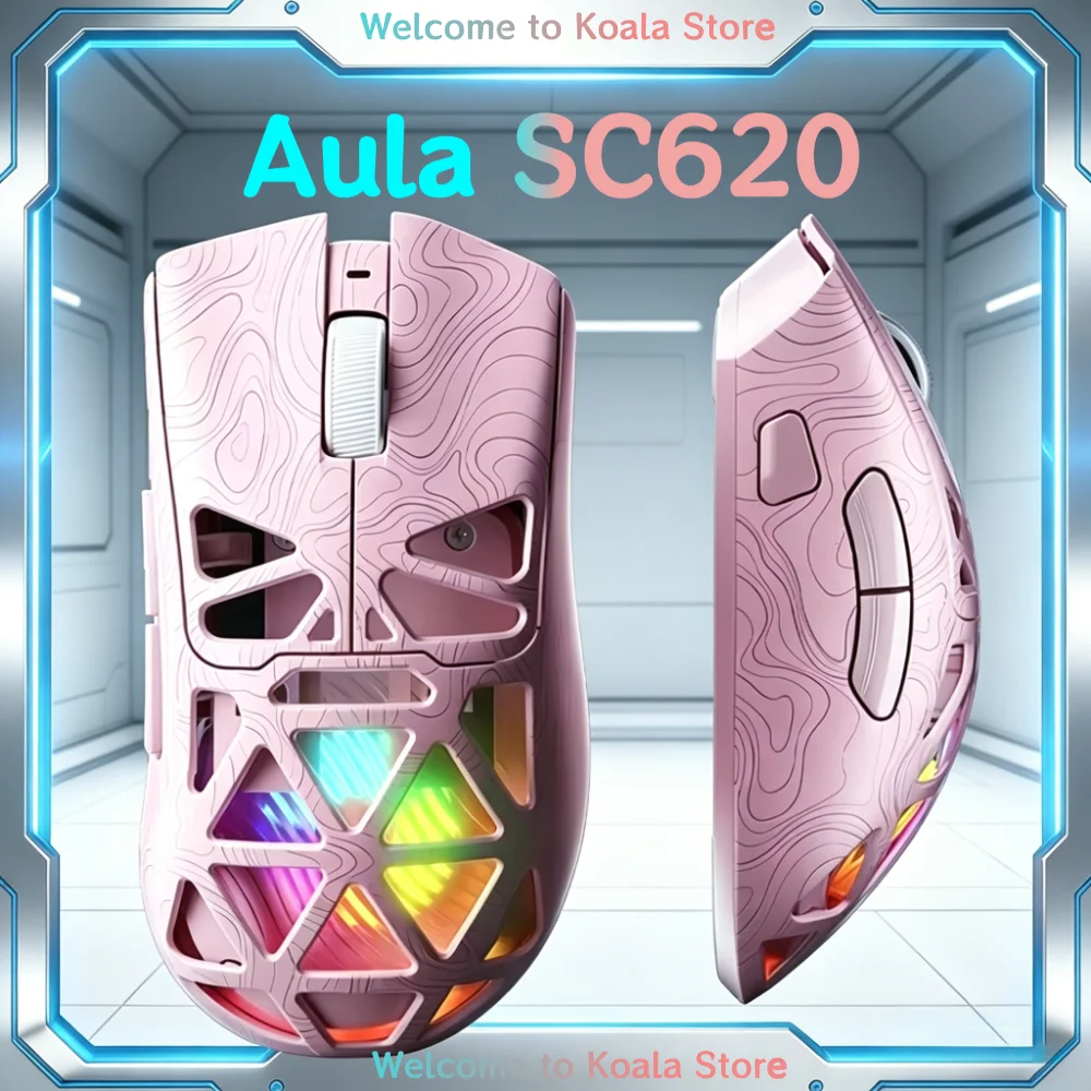 Esports Gaming Mouse Weight Adjustable - Aula SC620 Wireless Gaming Mouse 3