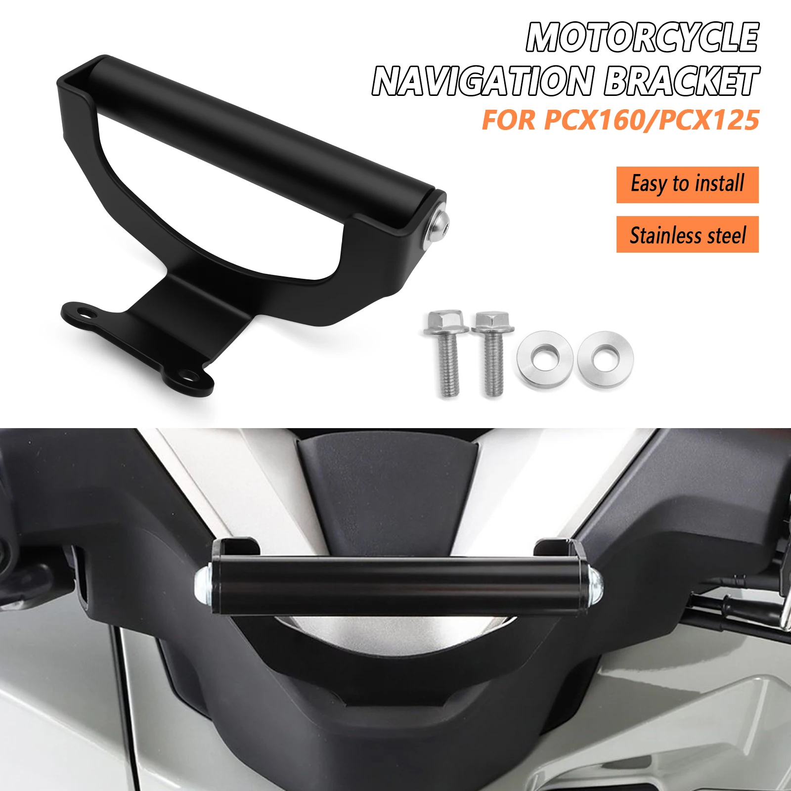 

Держатель для GPS-крепления устройства, адаптер для смартфона, кронштейн для мотоциклетной навигации pcx 160 2025 PCX 160 PCX 125 2025 pcx 125