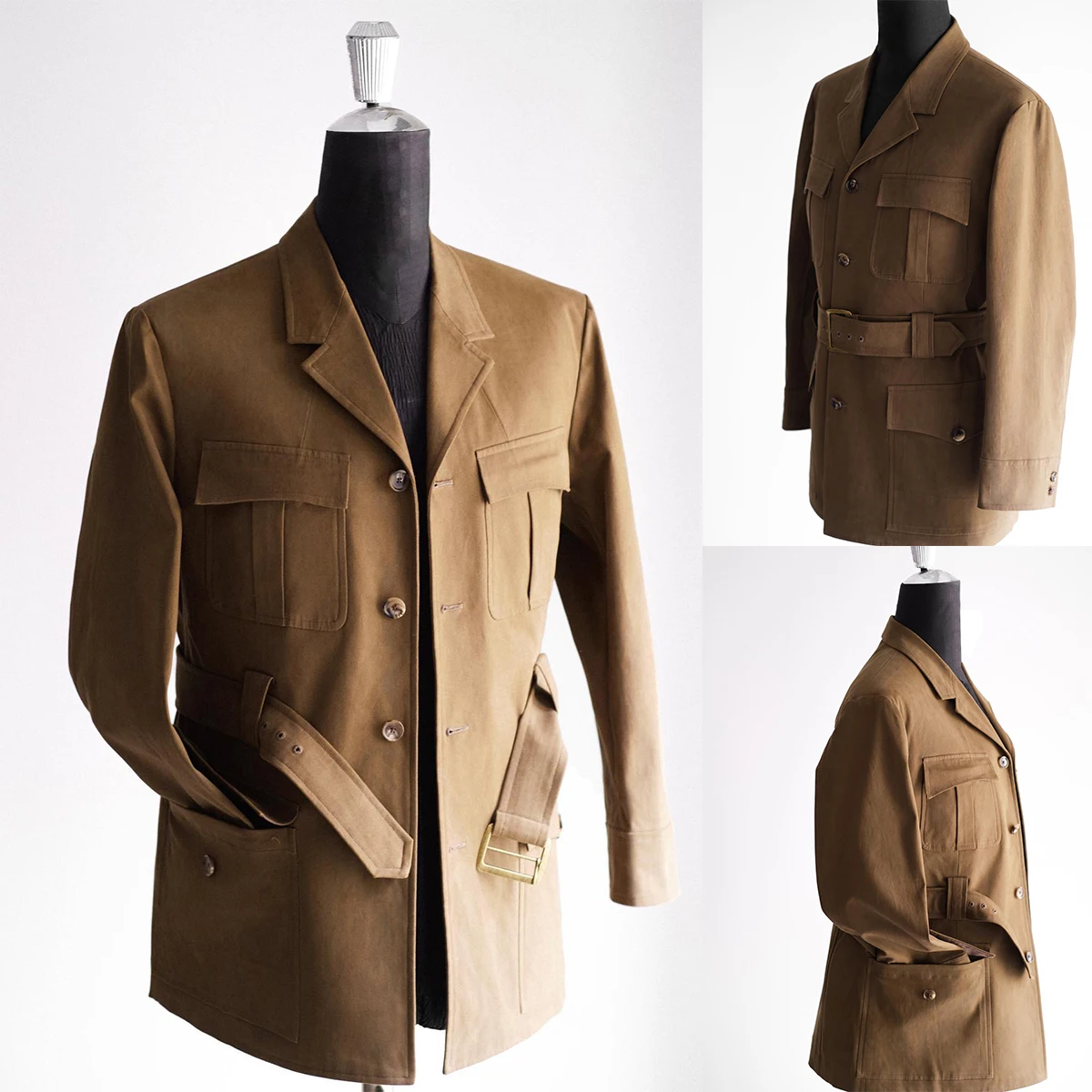 

Cool Men Jacket Slim Fit Prom Wedding Tuxedos Groom Wear Business Formal Outfits Working Clothes One Piece