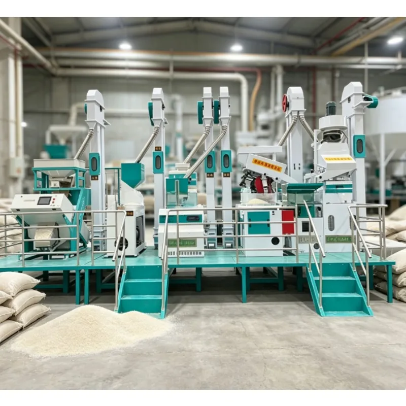 25 Ton Per Day Complete Combined Rice Mill Plant MTP25T Automatic Paddy Processing Line Low Broken Rice Rate