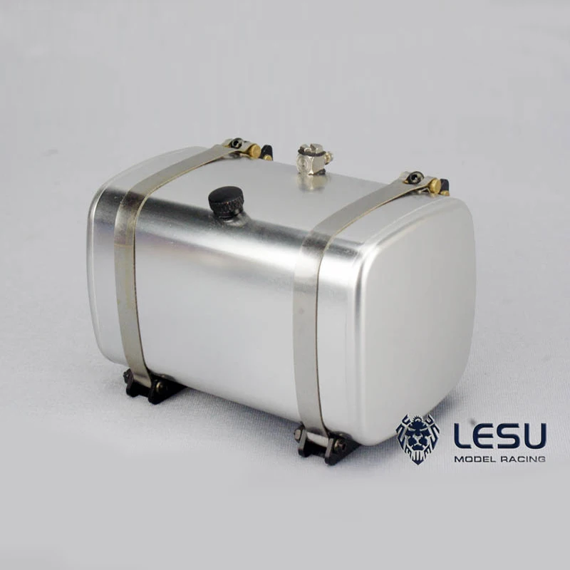 

90x52x52MM LESU Metal Hydraulic Oil Tank for 1/14 TAMIYA RC Dumper Truck DIY Scania Tractor Trailer Benz MAN Hobby Model