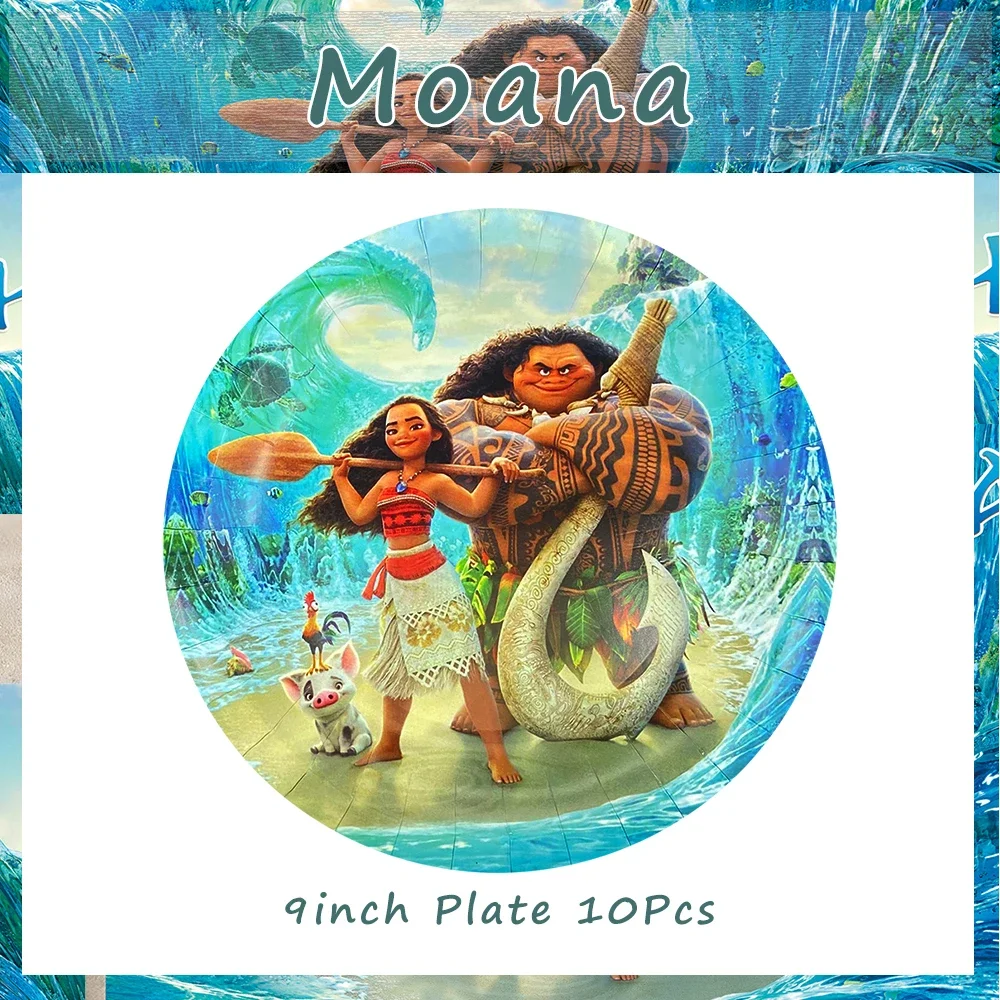 Disney-Moana Princesa Maui Birthday Party Decoração, Talheres, Prato de Papel, Balão Foil, Natal Suprimentos, Presente DIY