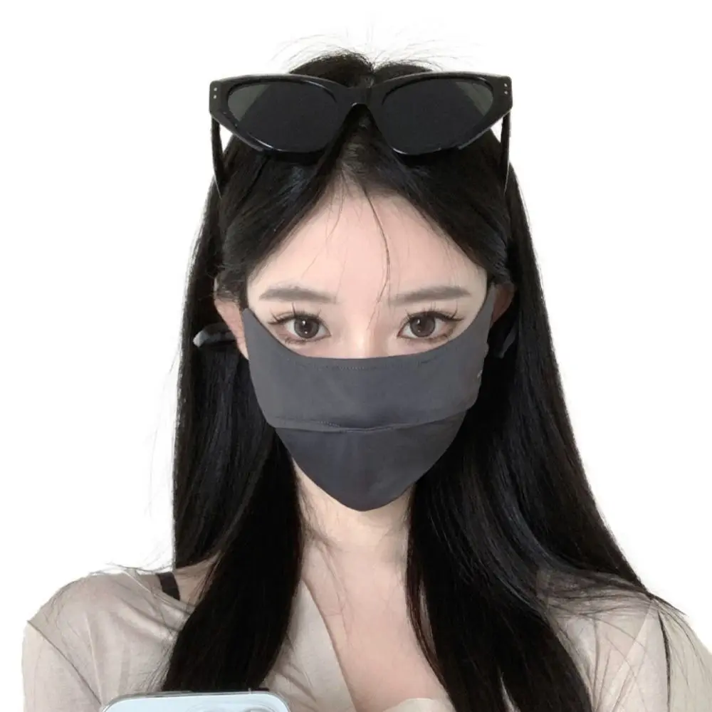 Fashion Nylon Sunscreen Mask Breathable Anti-UV Riding Face Mask Face Cover Scarf Four Seasons