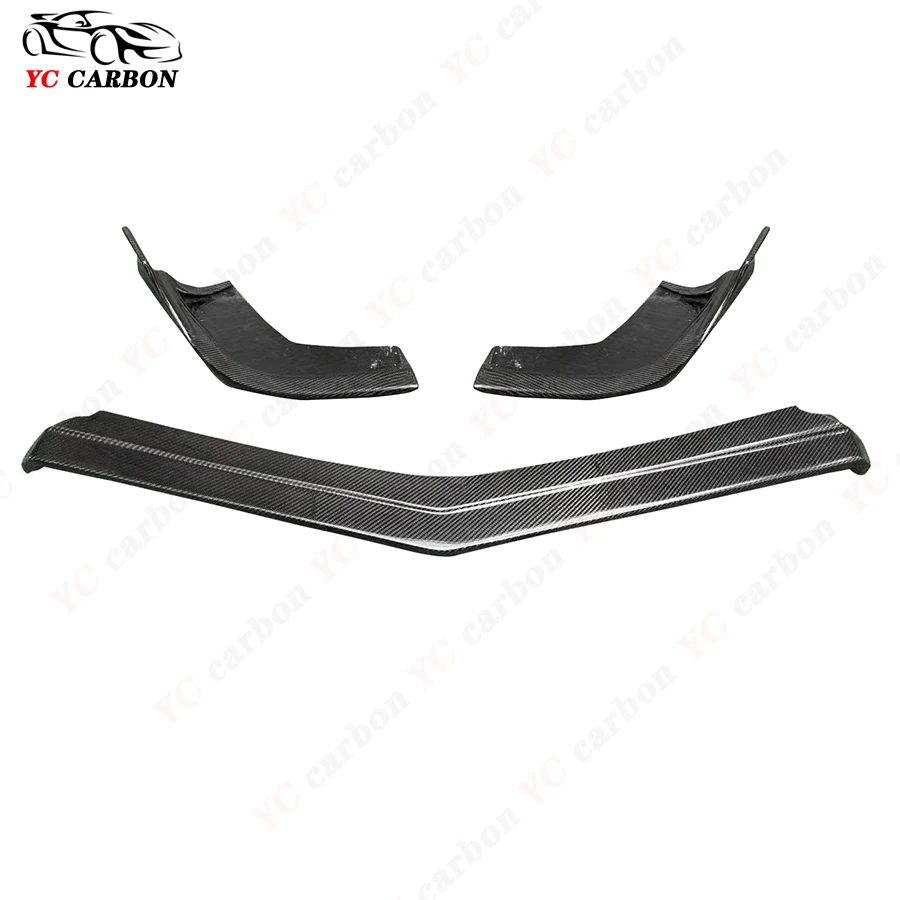 For Mercedes Benz CLS Class W218 CLS300 CLS350 2011-2014 Carbon Fiber Front lip Car Front Bumper Diverter Spoiler Body Kit