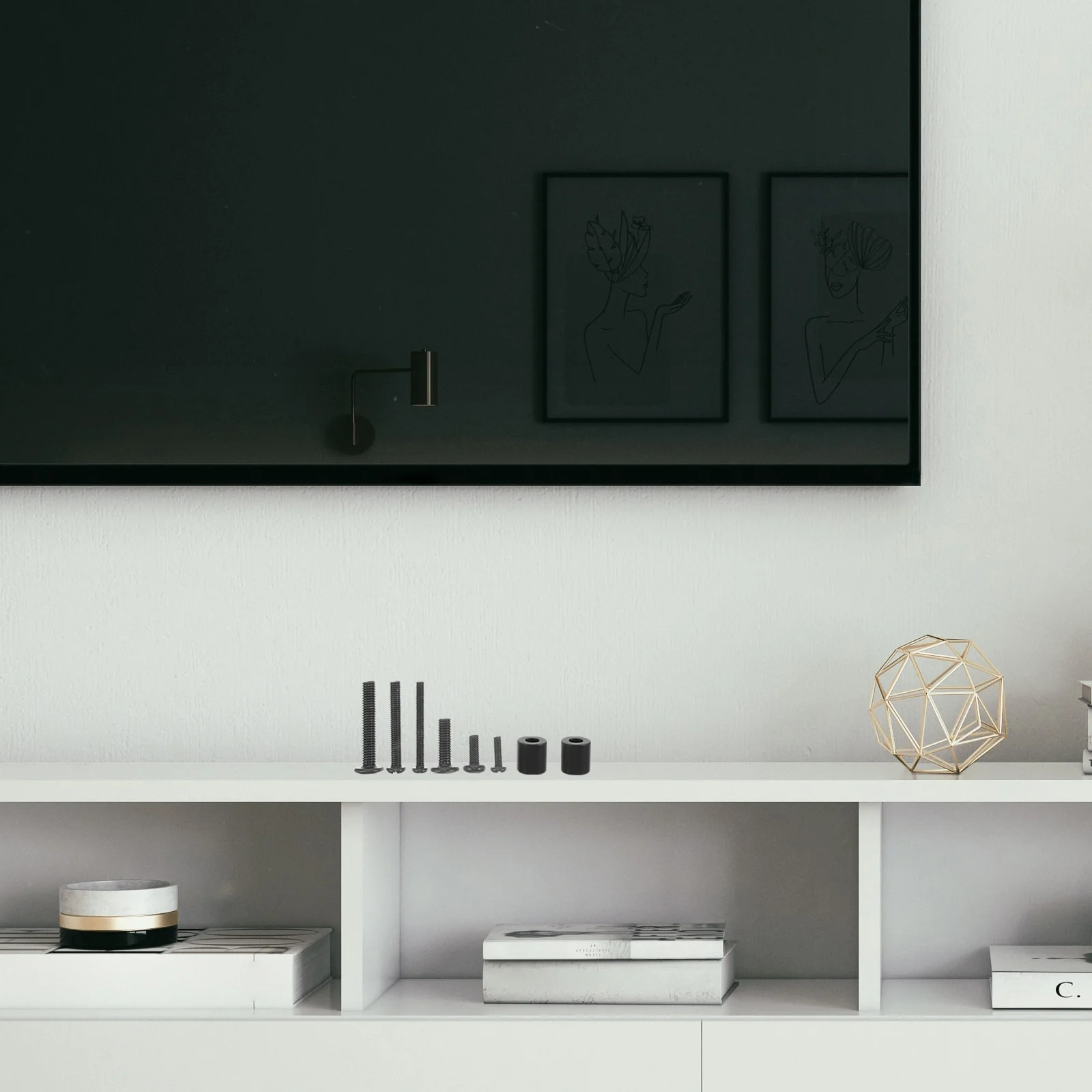 1 مجموعة 1 مجموعة تصاعد مسامير الأجهزة الحديد الثقيلة لتركيب جدار جبل استبدال طقم قطع غيار ملحقات التثبيت #3