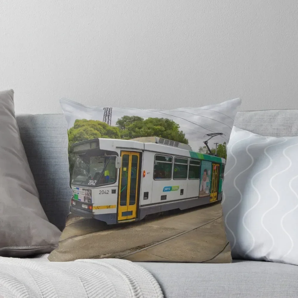 Melbourne Tram Throw Pillow sleeping pillows christmas pillowcases Pillowcases Cushion Covers Sofa Cusions Cover pillow