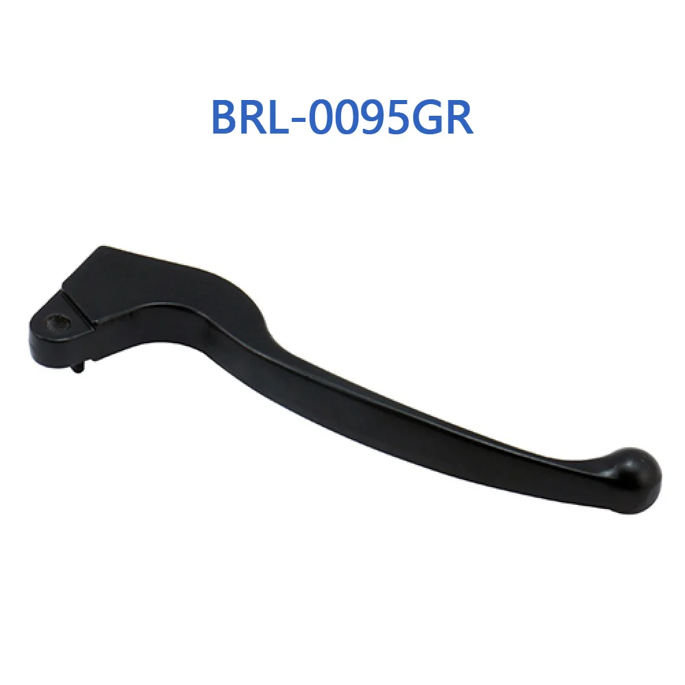 BRL-0095GR tuas rem skuter aluminium hitam, kanan untuk GY6 125cc 150cc skuter Cina kumbang 152QMI 157QMJ mesin