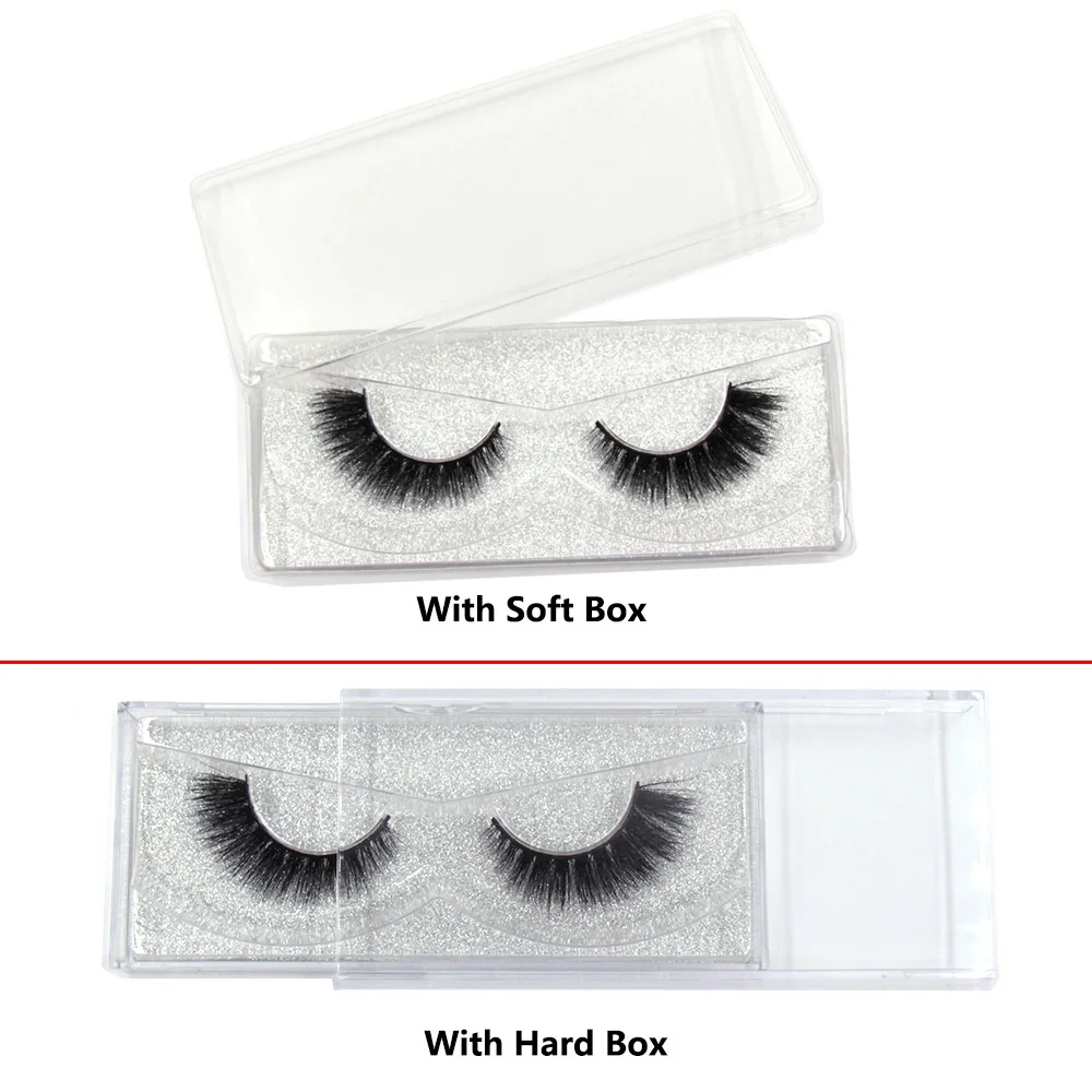 LEHUAMAO Makeup False Eyelashes Handmade Mink Lashes Fluffy Long 3D Strip Thick Fake Faux Mink Eyelashes Makeup beauty tool A19