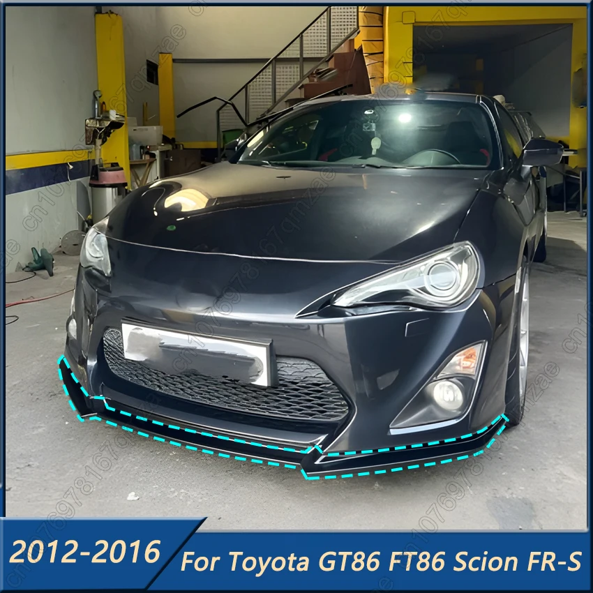 

Front Bumper Lower Splitter Lip For Toyota GT 86 GT86 FT86 Scion FR-S 2012-2016 Coupe 2-Door Decoration Cover Trim