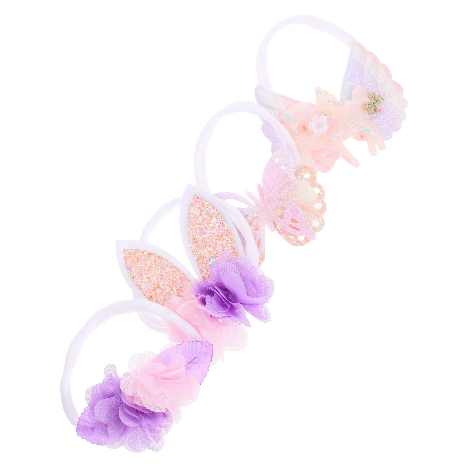 

Little Rabbit Ears Hairband Headband Unicorn Wing Headbands for Girls Bunny Cloth Cute Miss