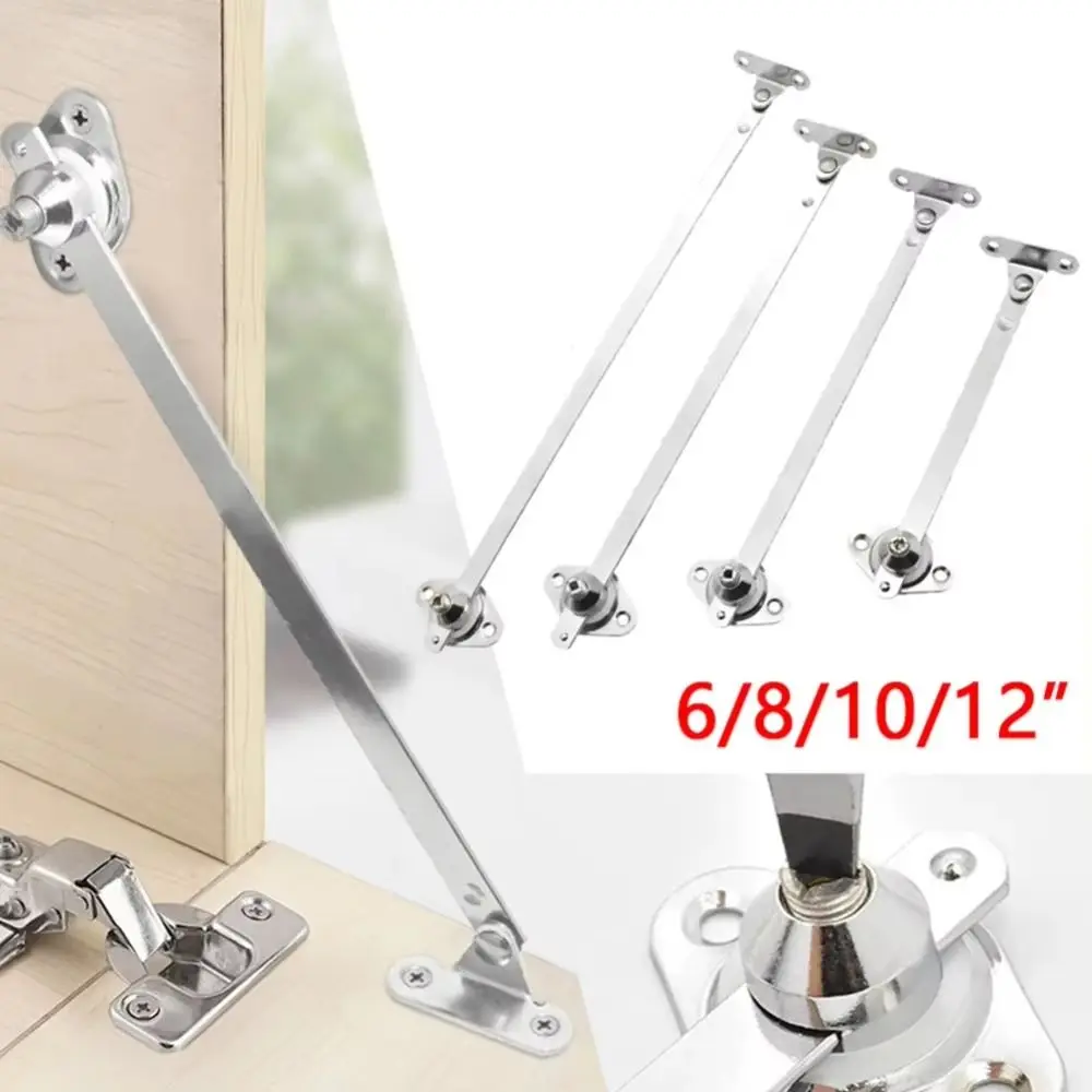 6/8/10/12 Inch Cabinet Hinge Soft Down Adjustable Down Drop Lid Support Zinc Alloy Lift Up Flap Stay Hinge Furniture Doors