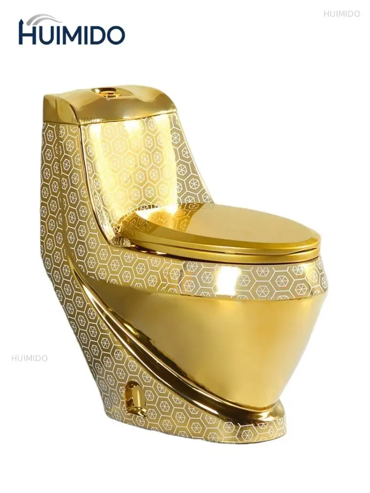 stylish black integrated ceramic toilet with premium bidet smart cover double flush for Middle Eastern luxury homes