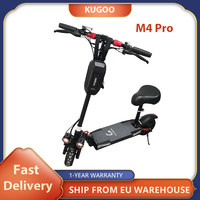 KUGOO M4 Pro Foldable Electric Scooter with Seat 48V 21Ah 10 Inch Off-road Tire 500W Strong Power Motor  150KG Max Load