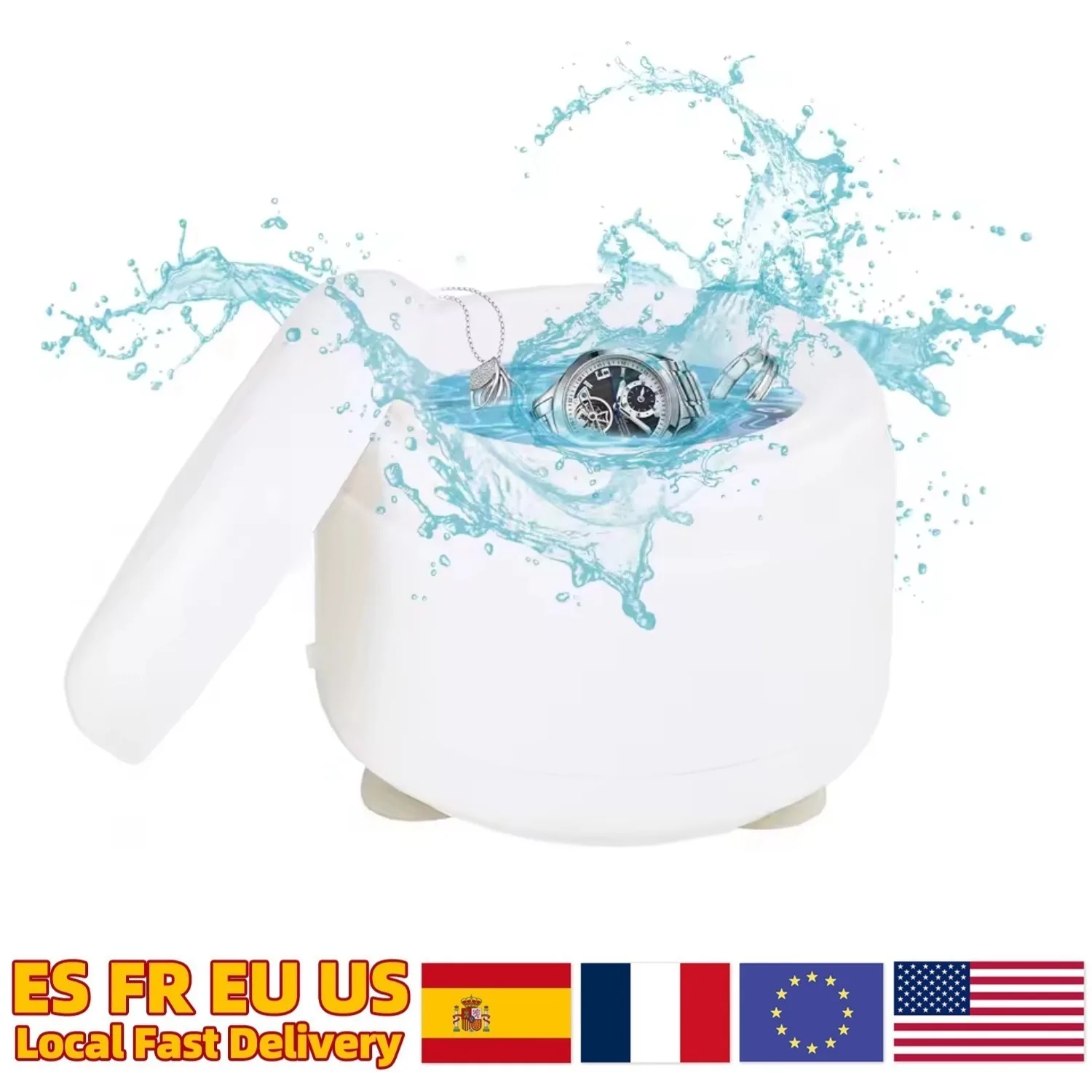 Profesjonalny przenośny środek do czyszczenia biżuterii: szybkie czyszczenie pierścionków, naszyjników, bransoletek, okularów i protez - narzędzie do czyszczenia biżuterii