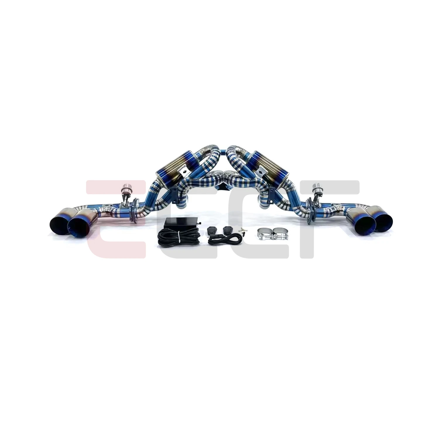 Sporty Valvetronic Exhaust Titanium Exhaust System For Ferrari F430 4.3L Plug and Play Performance Upgrade Easy Installation