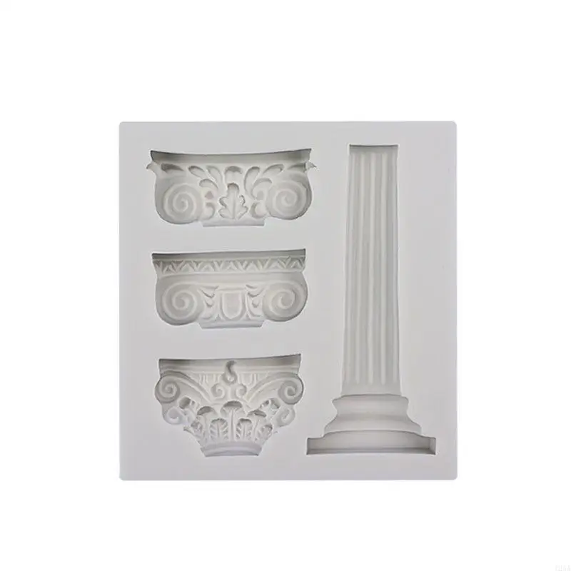 Ancient Greek Pillars Mold Roman Column Mold Sugarcraft Chocolate Pastry Clay Epoxy Resin Art Crafting Tools