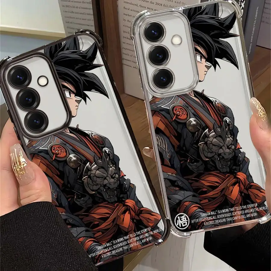 

Phone Case for Samsung Galaxy A55 A16 A51 A54 A14 A25 A36 A34 A52 A53 A56 A35 Clear Cover DragonS BallS GokuS