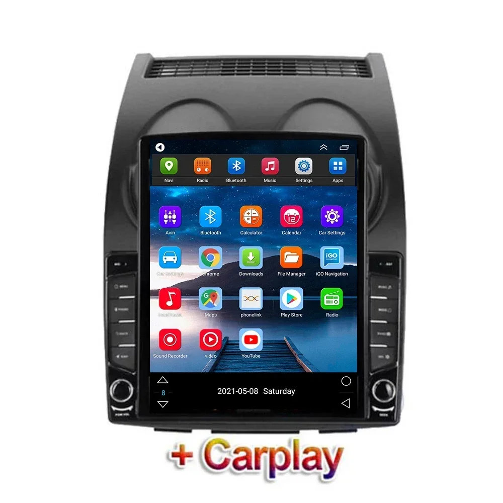 Car Multimedia Player 5G Carplay For Nissan Qashqai J10 2007-2013 2 Din 9.7