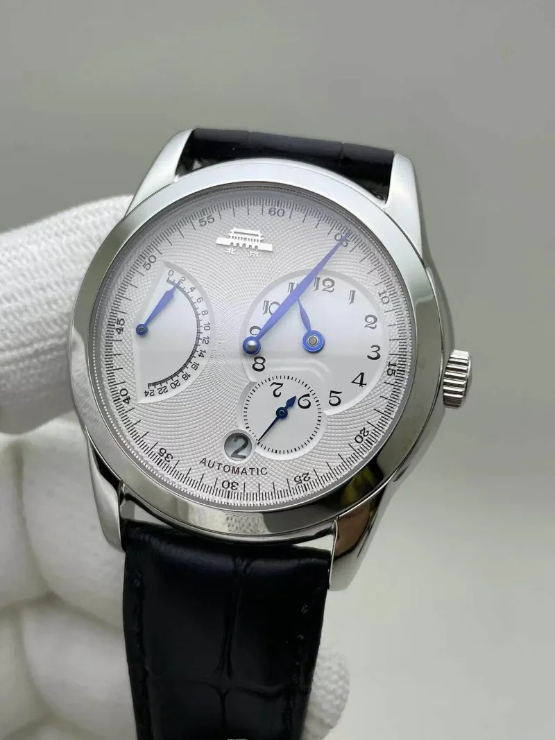 

Perfect Time Watch Men's Mechanical Watch Beijing Brand Galaxy Series Three Pin Single Calendar Fully Automatic Robotic Arm