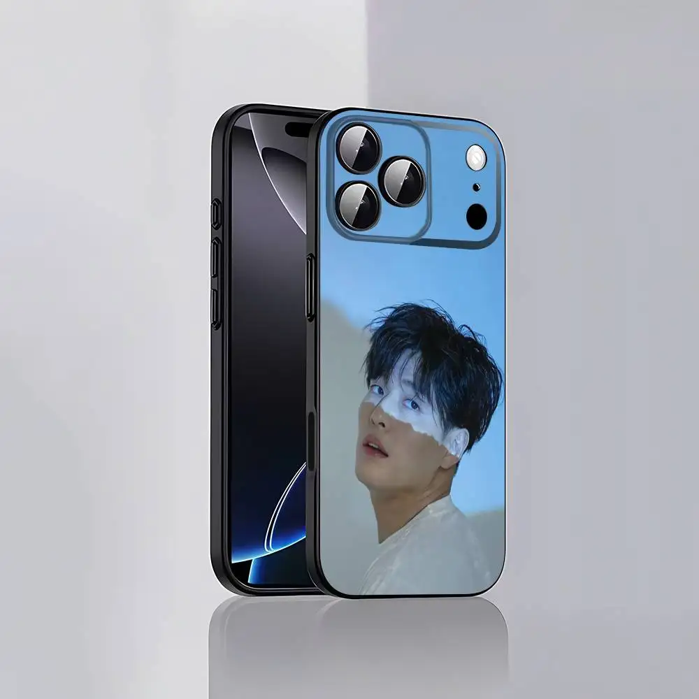 حافظة هاتف K-Kang Ha Neul HaNeul لهاتف iPhone 17,16,15,14,13,12,Pro,Max,Plus,E,SE4,Air,غطاء ناعم أسود صغير