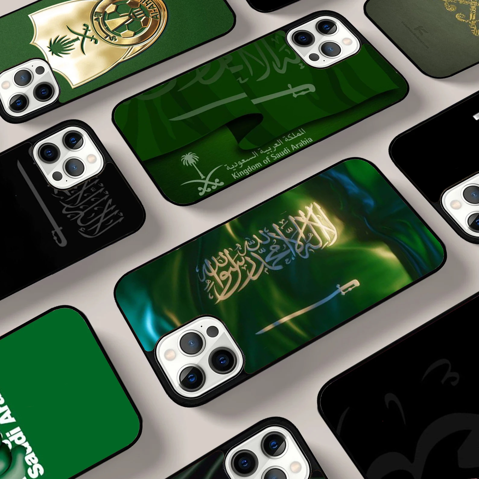 المملكة العربية السعودية حافظة لهاتف آيفون 17 Air 16 15 14 13 12 11 Pro Max Max Plus غطاء ممتص للصدمات #1