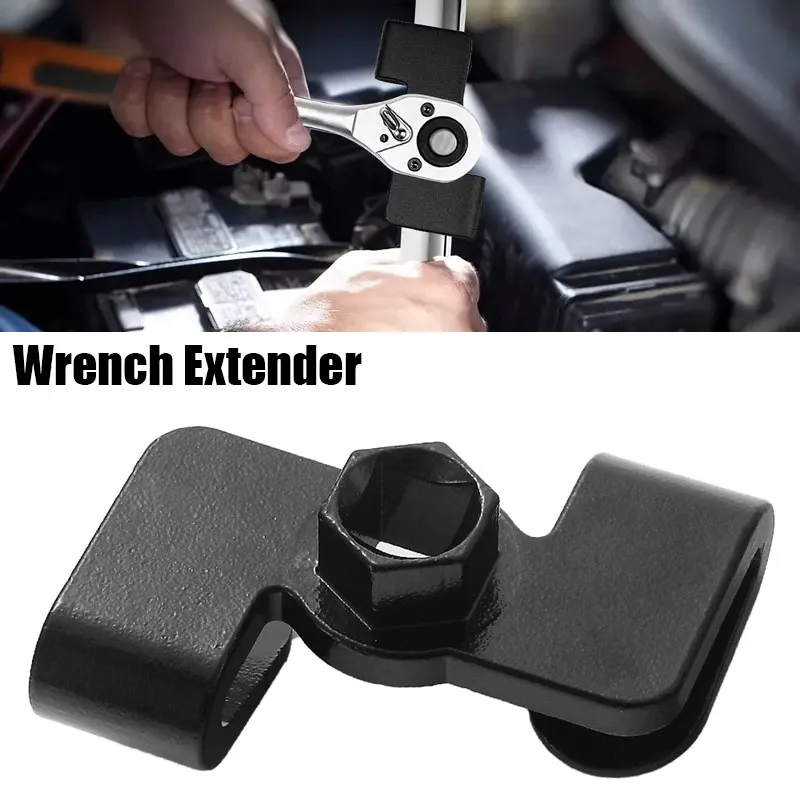 

1pc Universal Wrench Extension Tools Fit For 1/2 Inches And 21mm Hex Wrench Extender Adapter Torque Adapter Car Repair Tool