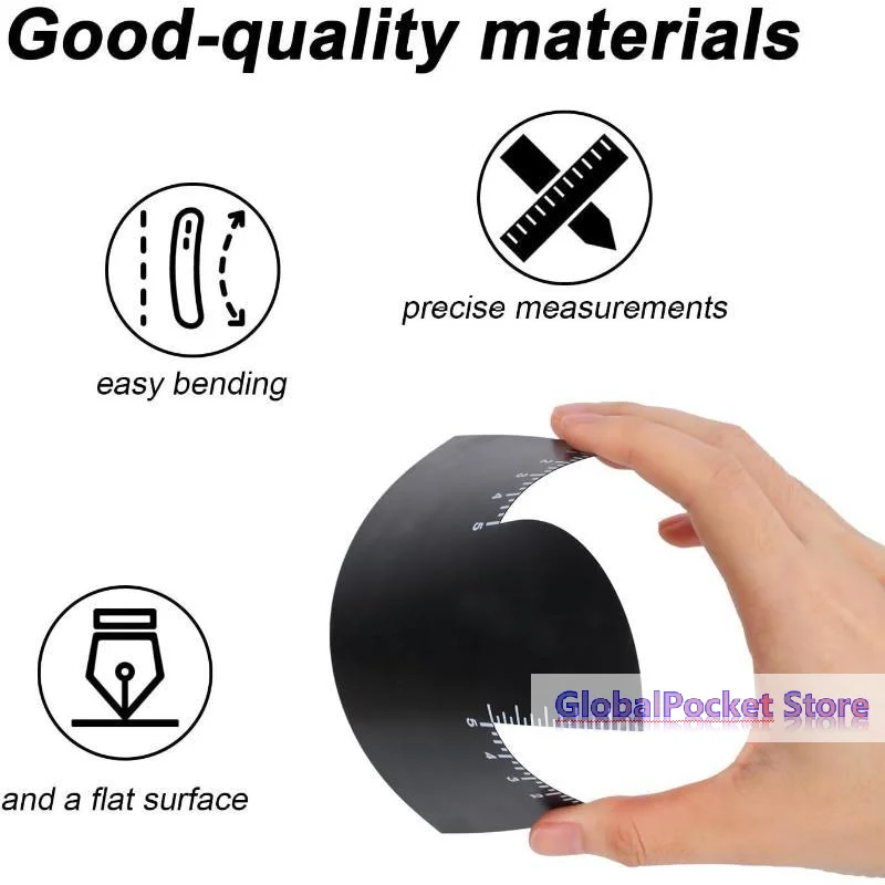 [TG823]Hairline Enhancement Card Beard Line Up Shaping Tool Lineup Guide Perfect For Styling Edging Barber Hair Grooming