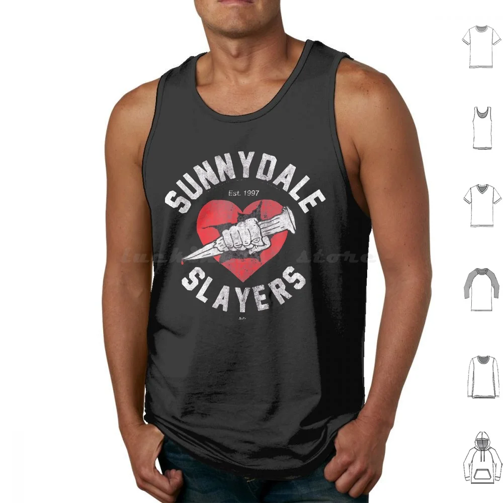 Buffy The Vampire Tank Tops Print Cotton Buffy The Vampire The Bronze Bronze Buffy Vampire Vampire