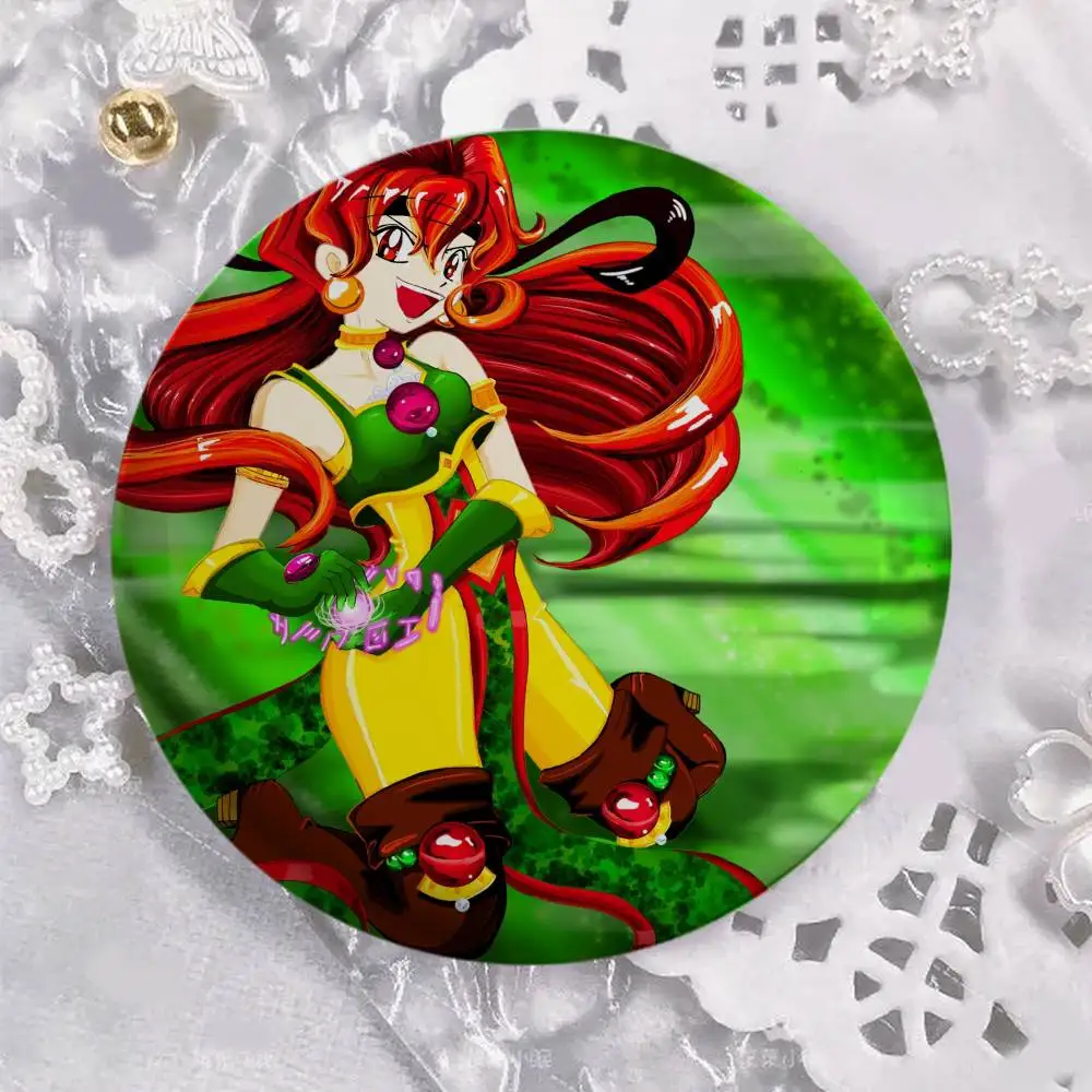 لينا عكس أنيمي S-القاتل شارات أنيمي شارة ليزر مستديرة الكرتون بروش الملابس ظهره اكسسوارات التلبيب #4